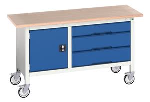 Verso 1500x600 Mobile Storage Bench M14 Verso Mobile Work Benches for assembly and production 35/16923214.11 Verso 1500x600 Mobile Storage Bench M14.jpg